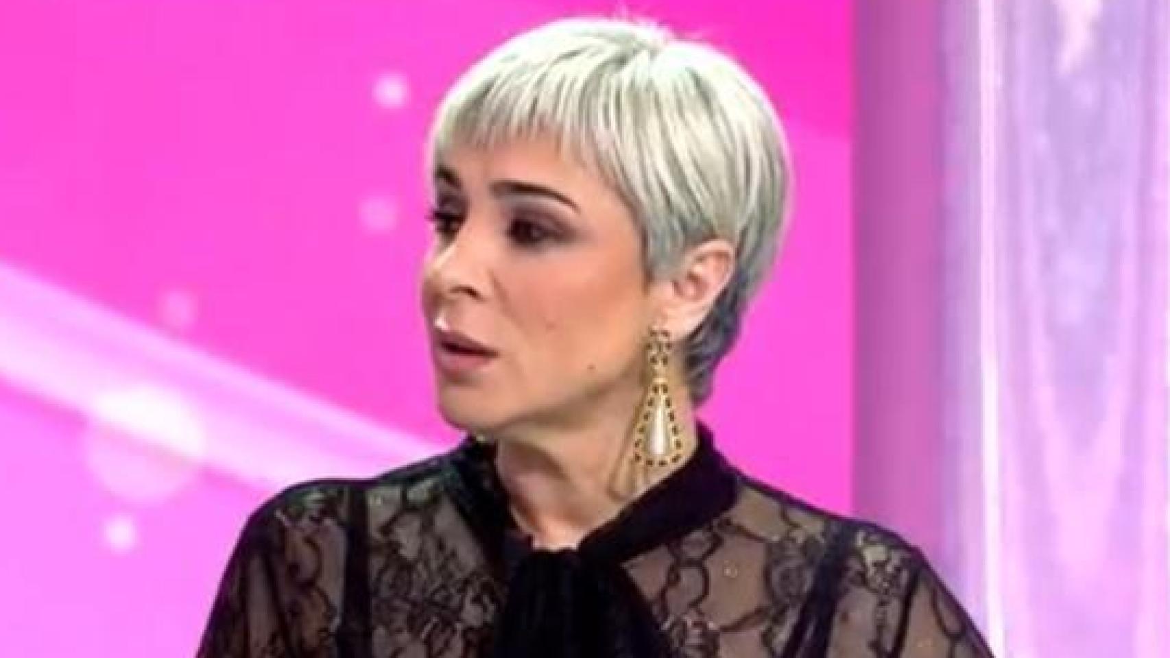 Ana María Aldón, en el plató de 'Fiesta'.