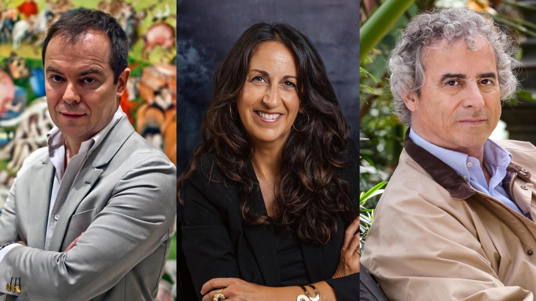 Javier Castillo, María Oruña e Idefonso Falcones.