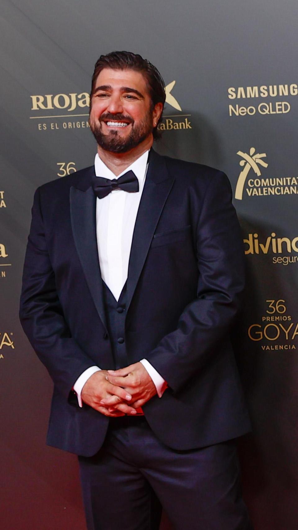 Antonio Orozco en los Premios Goya 2022.