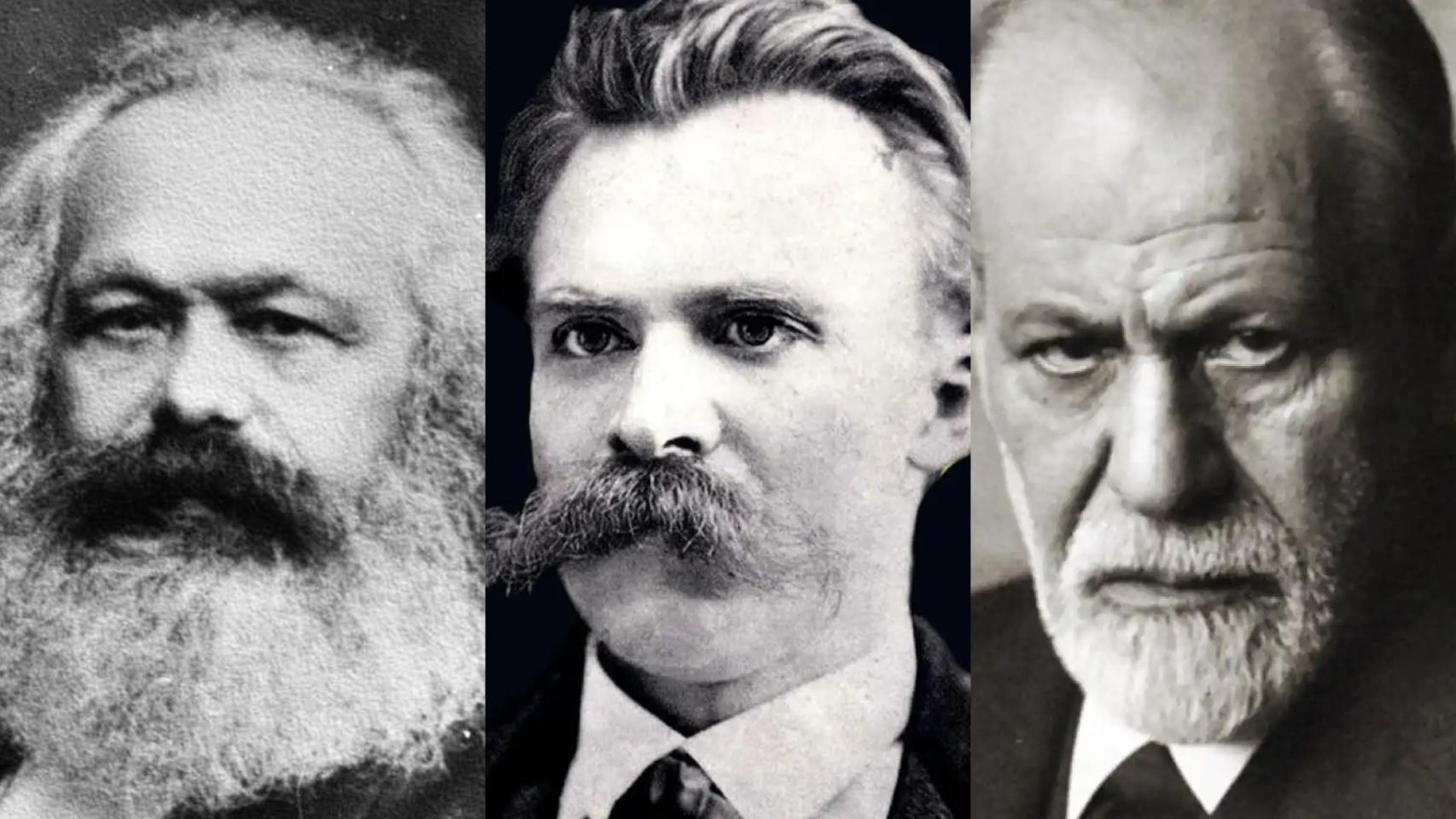 Marx, Nietzsche y Freud.