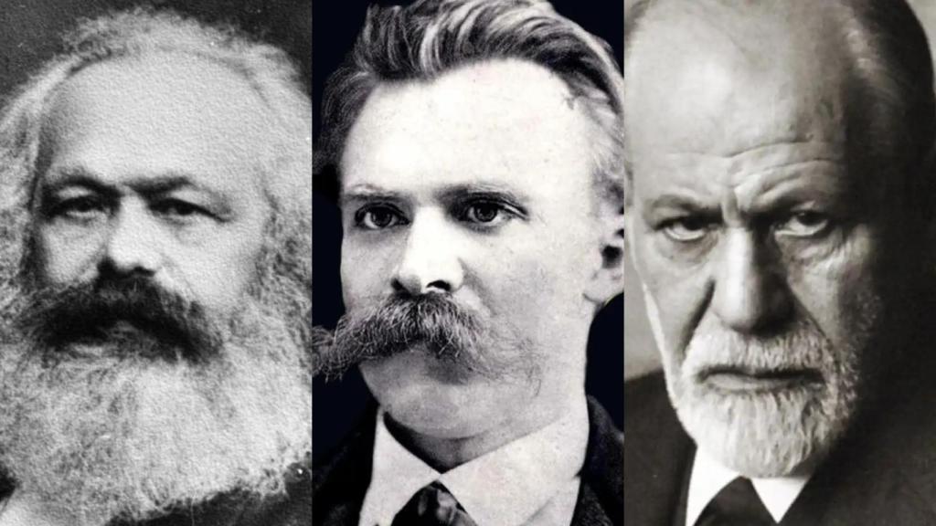 Marx, Nietzsche y Freud.