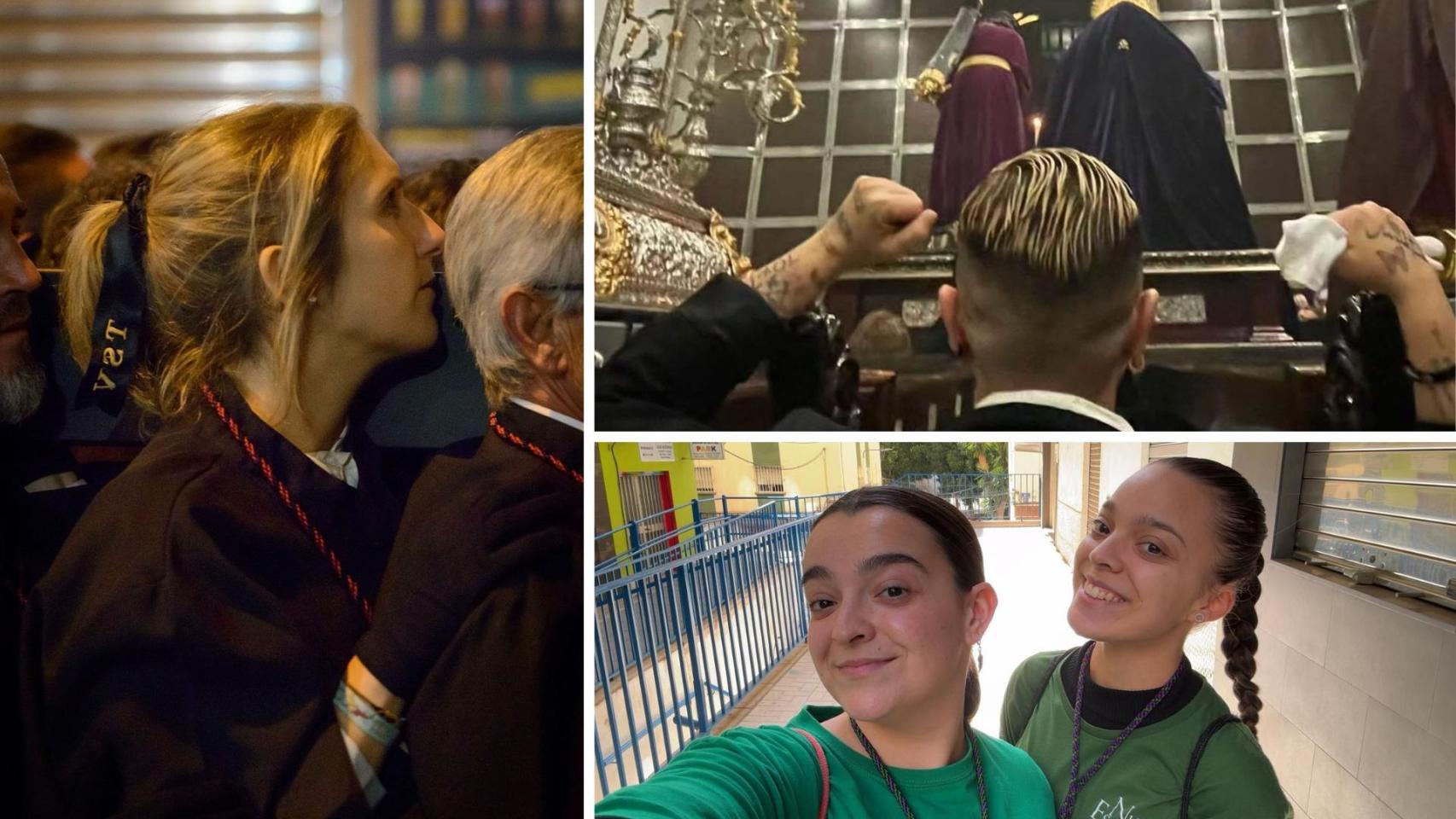 Un collage con algunas mujeres de trono.