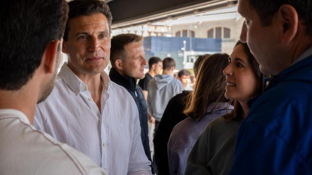 Diego Ballesteros, en otro momento de su visita a Valencia para el encuentro con emprendedores.