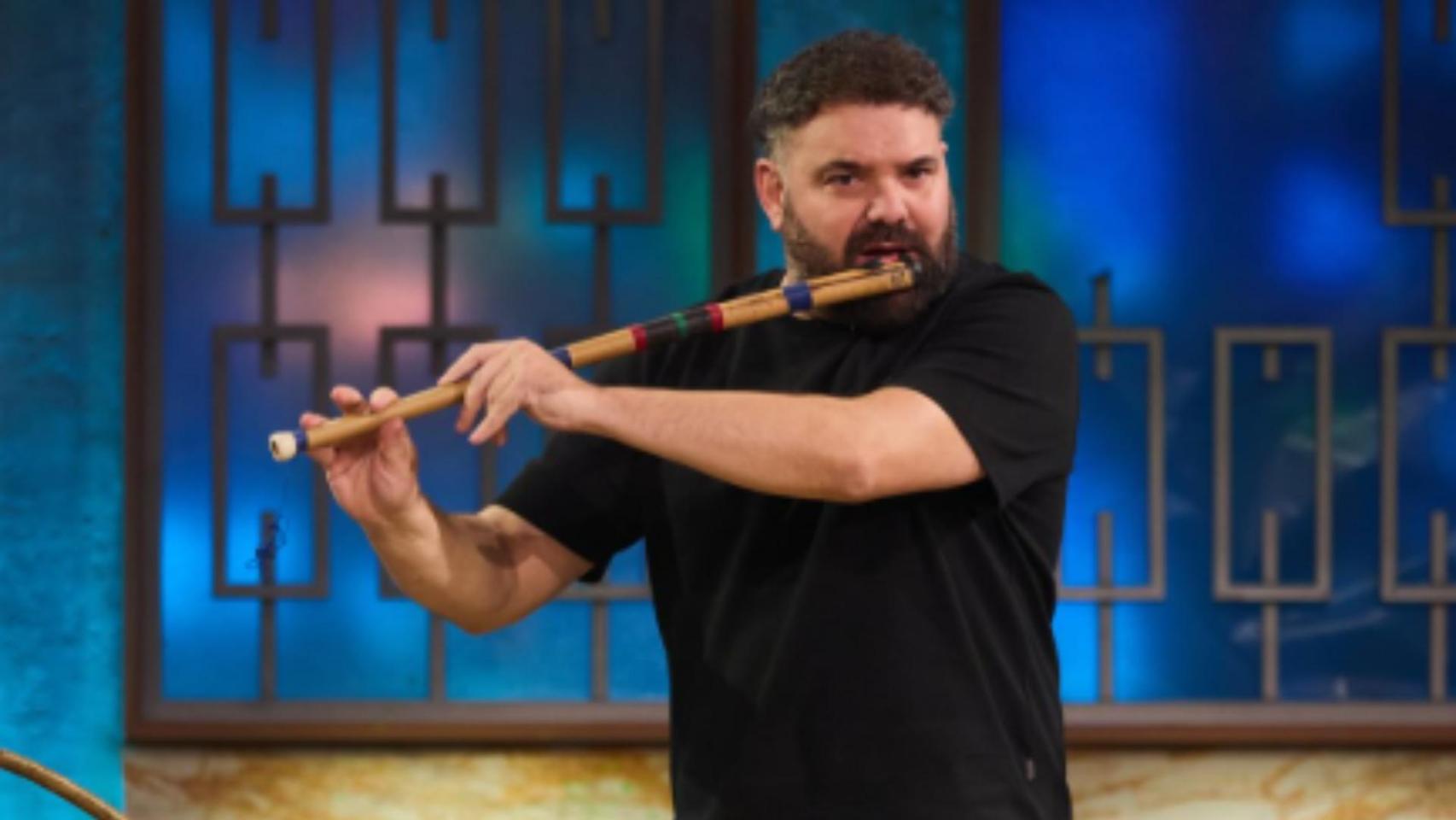 El músico gallego Abraham Cupeiro en 'La Revuelta'