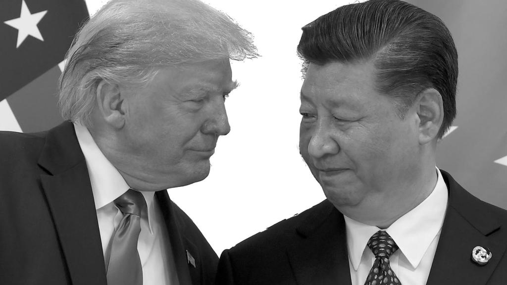 Donald Trump, presidente de EEUU, y Xi Jinping, presidente de China.