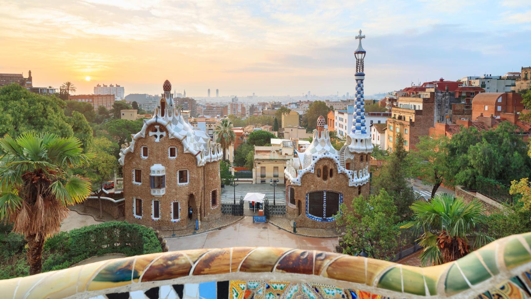 Imagen de archivo del parque Güell en Barcelona.