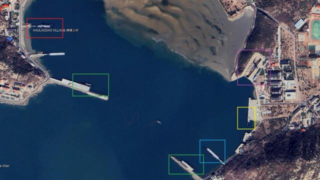 Imagen satelital de Google Maps de Alex Luck.