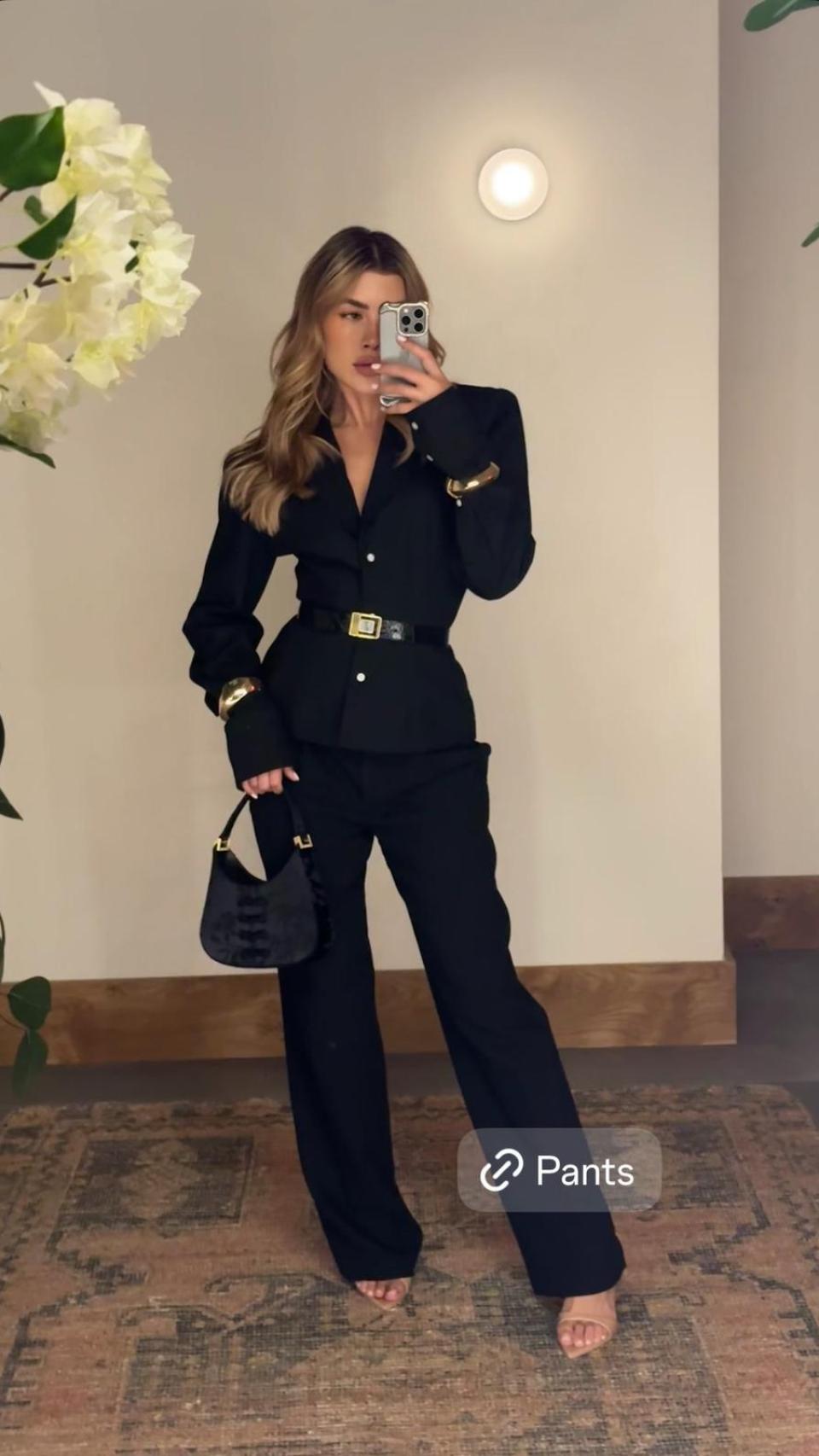 Michelle Salas, en un 'stories' de Instagram.