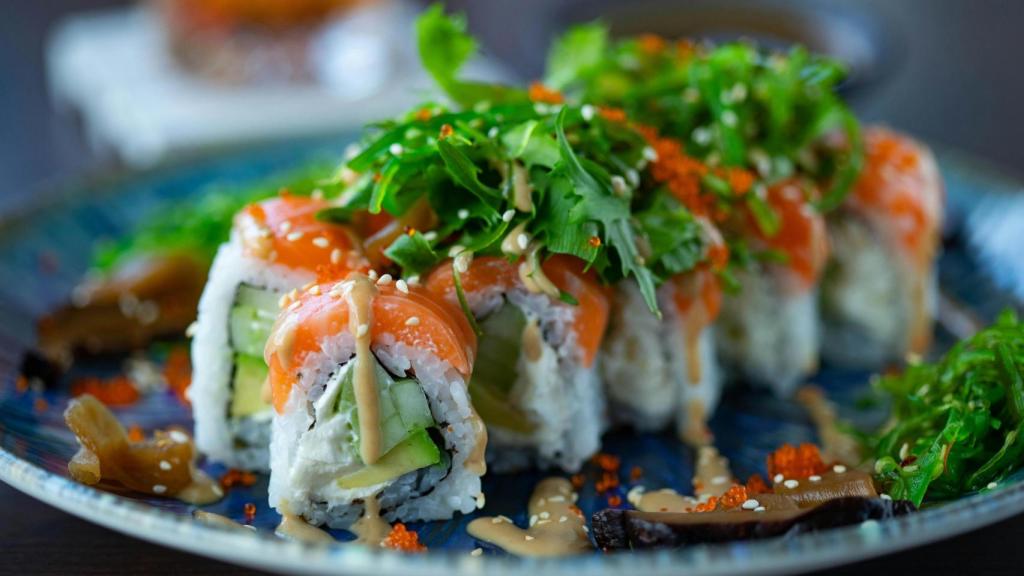 Las algas son un ingrediente básico del sushi.