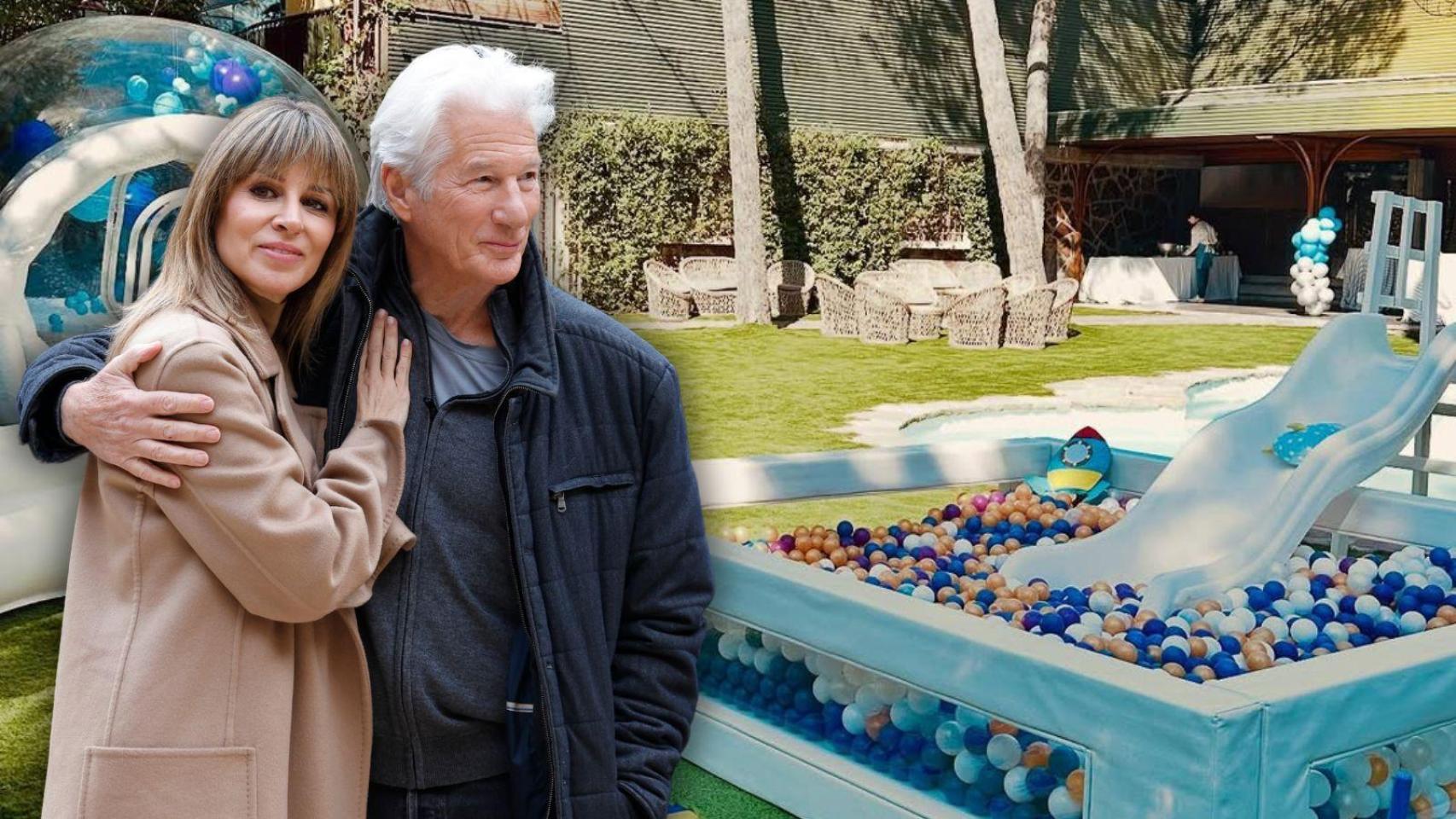 Richard Gere y Alejandra Silva han celebrado el cumpleaños de su hijo Jaime con un fiestón en La Moraleja.