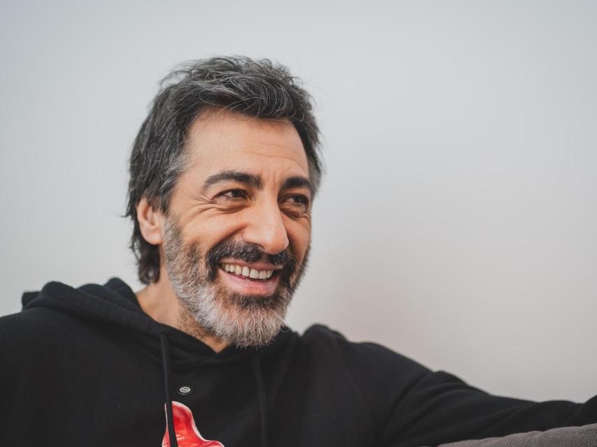 Juan del Val durante la entrevista para Magas.