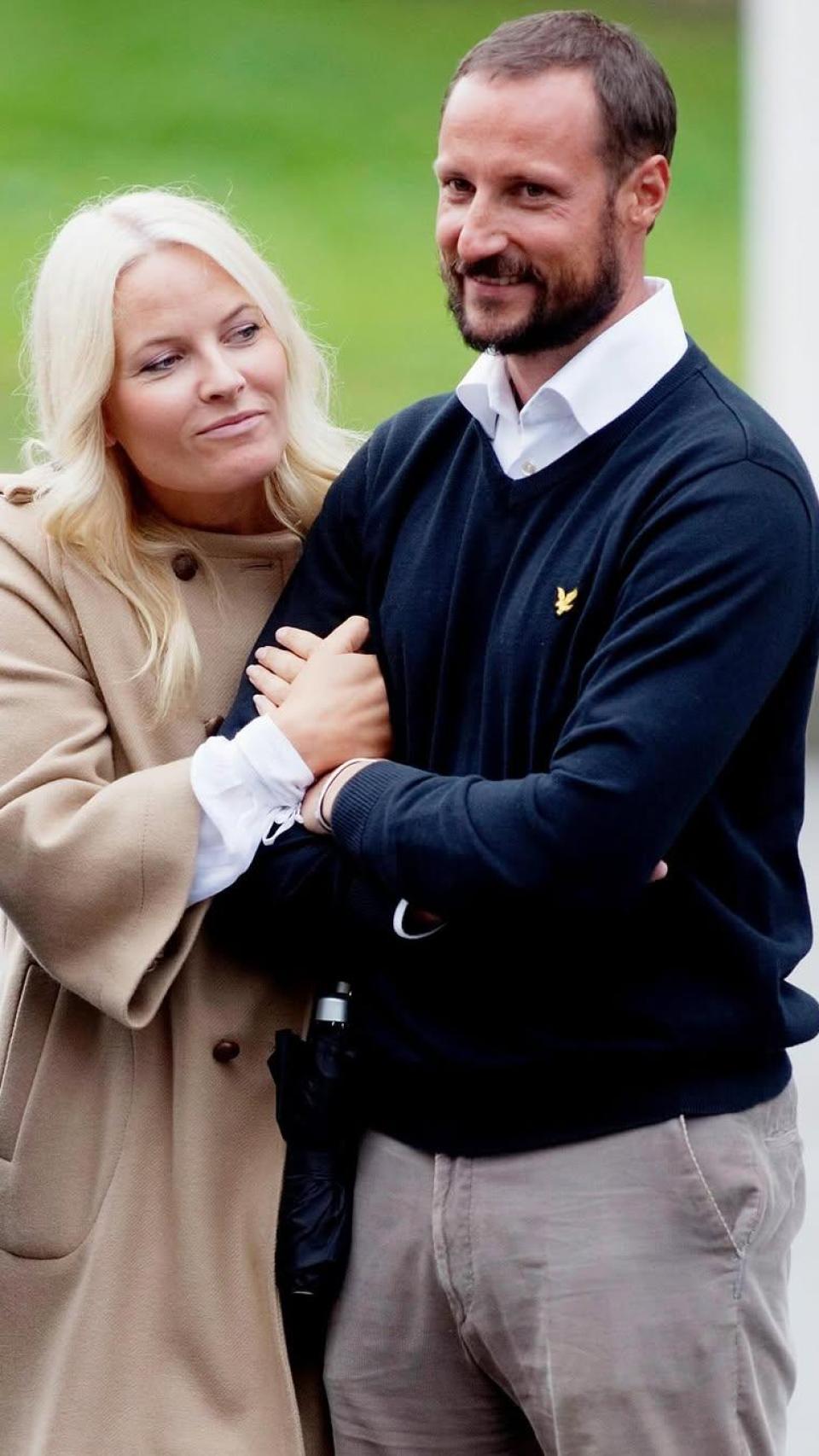 Mette-Marit y Haakon de Noruega, en una imagen de sus redes sociales.