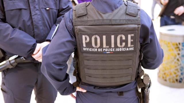 Imagen de archivo de agentes de la Policía Judicial de Francia.