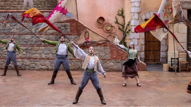Espectáculo 'El tambor de la libertad' de Puy du Fou.