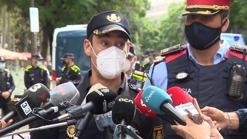 De la Calle, durante su etapa como comisario en la Jefatura de Barcelona en la Brigada de Extranjería y Fronteras.