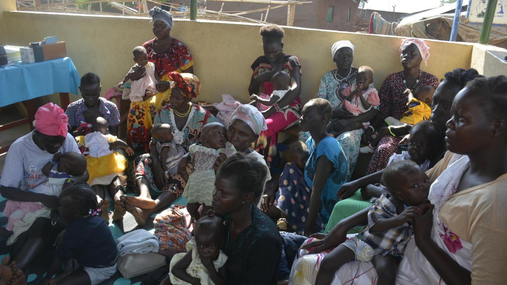 Crisis del hambre en Sudán del Sur.