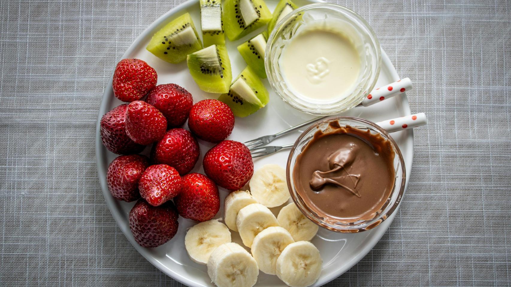 Yogur, chocolate y otros probióticos.