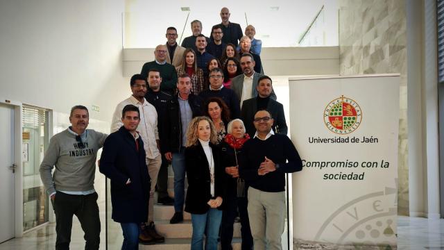 Participantes en la primera reunión de lanzamiento del proyecto BioCAs-CCU, celebrada en la EPS de Linares (Jaén) en enero de 2025.