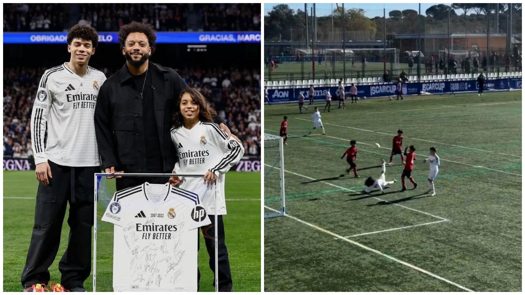 Liam Alves, el hijo pequeño de Marcelo