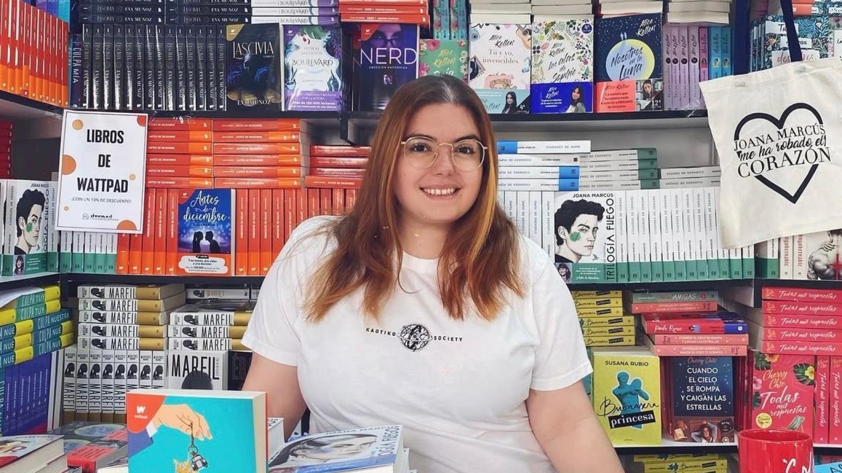 Andrea Izquierdo, escritora de Zaragoza