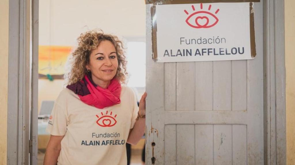 Gloria Egea, óptica-optometrista y audióloga en la fundación Alain Afflelou.