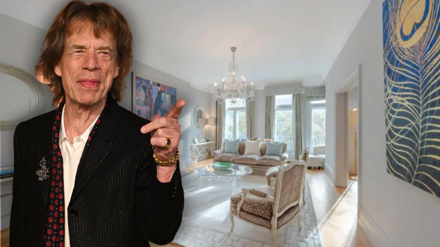 Un antiguo apartamento de Mick Jagger se ha puesto a la venta por 6,3 millones de euros.