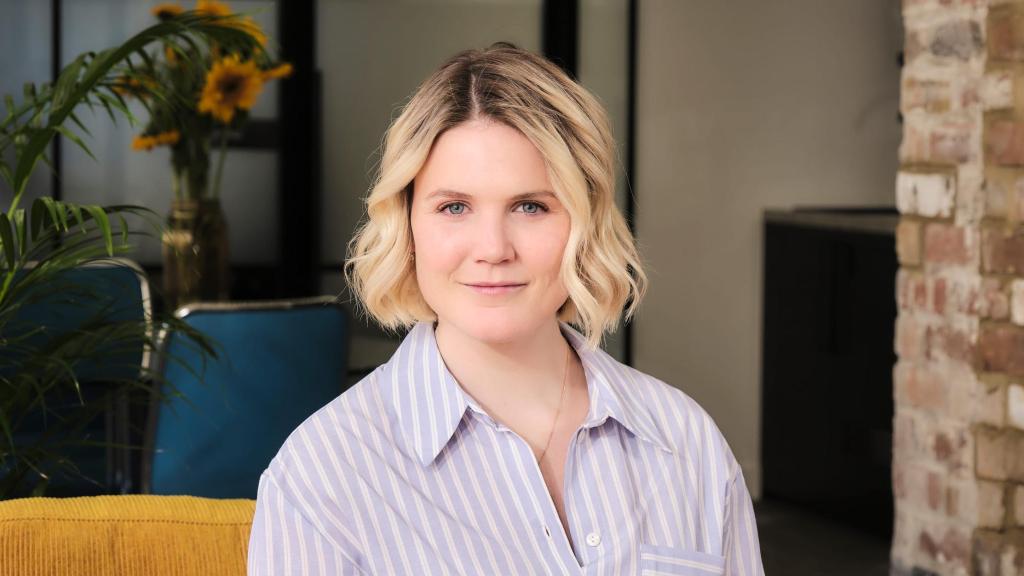 Retrato de Faye Longhurst.