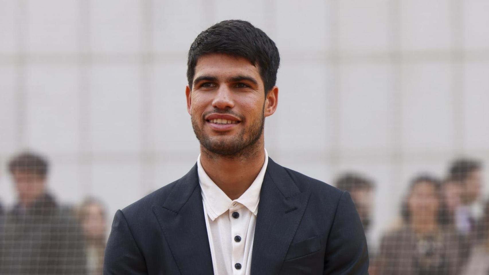 El tenista Carlos Alcaraz en el preestreno de su documental con Netflix.
