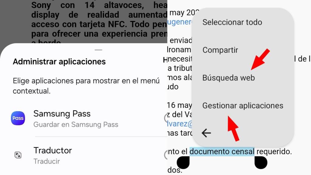 Gestionar aplicaciones