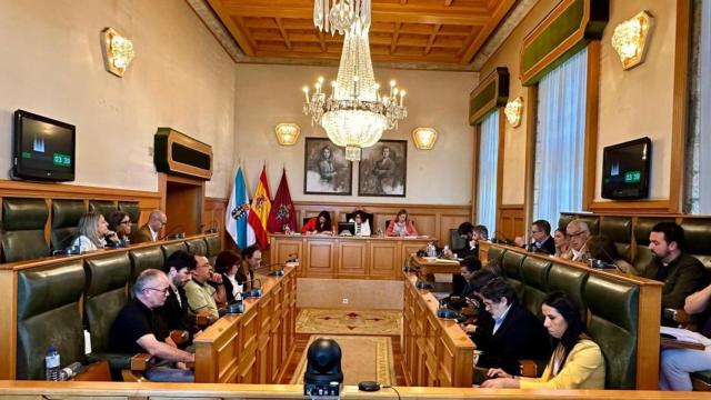 Pleno de Santiago celebrado el pasado mes de abril.