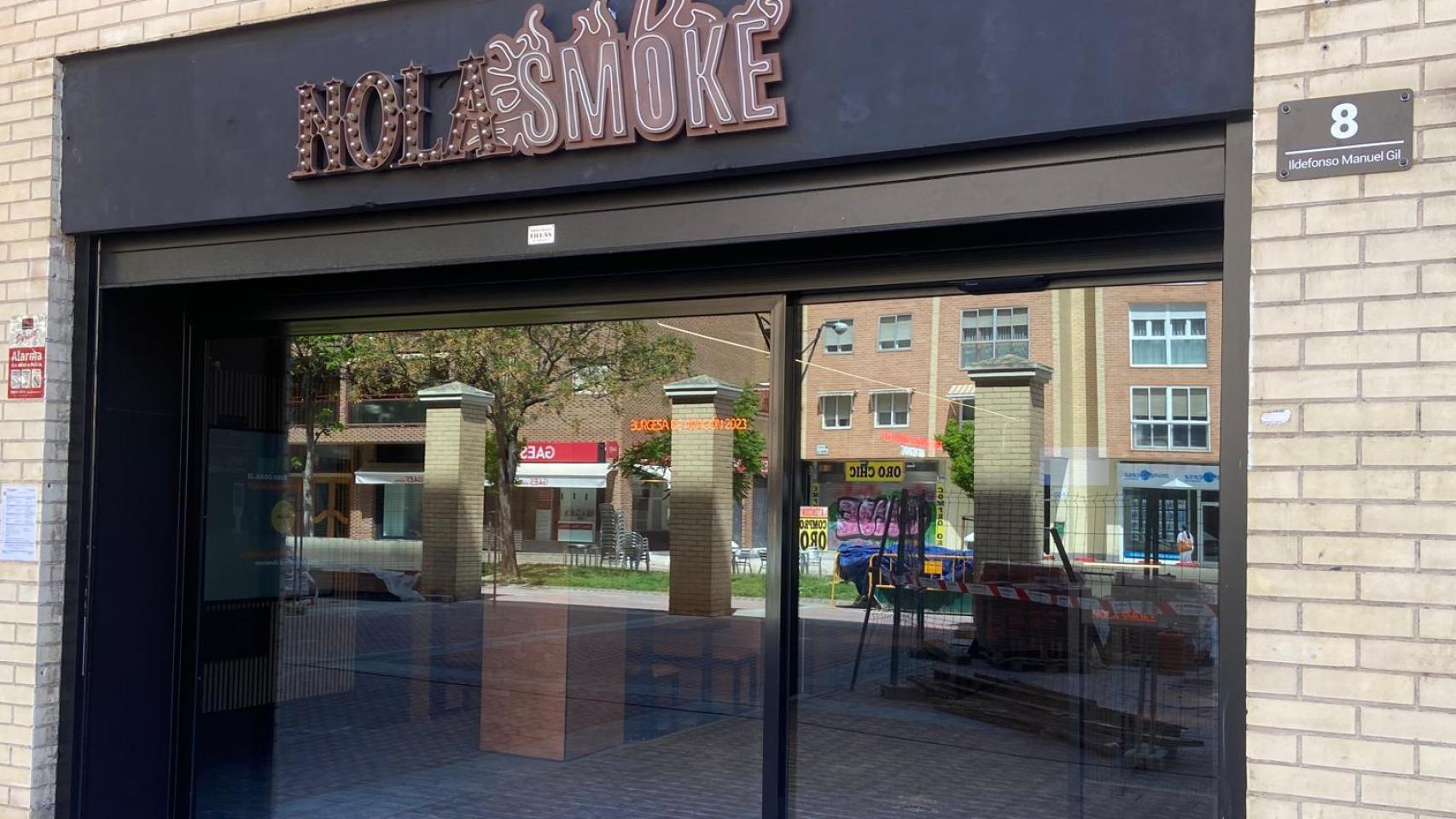 Fachada del nuevo local.