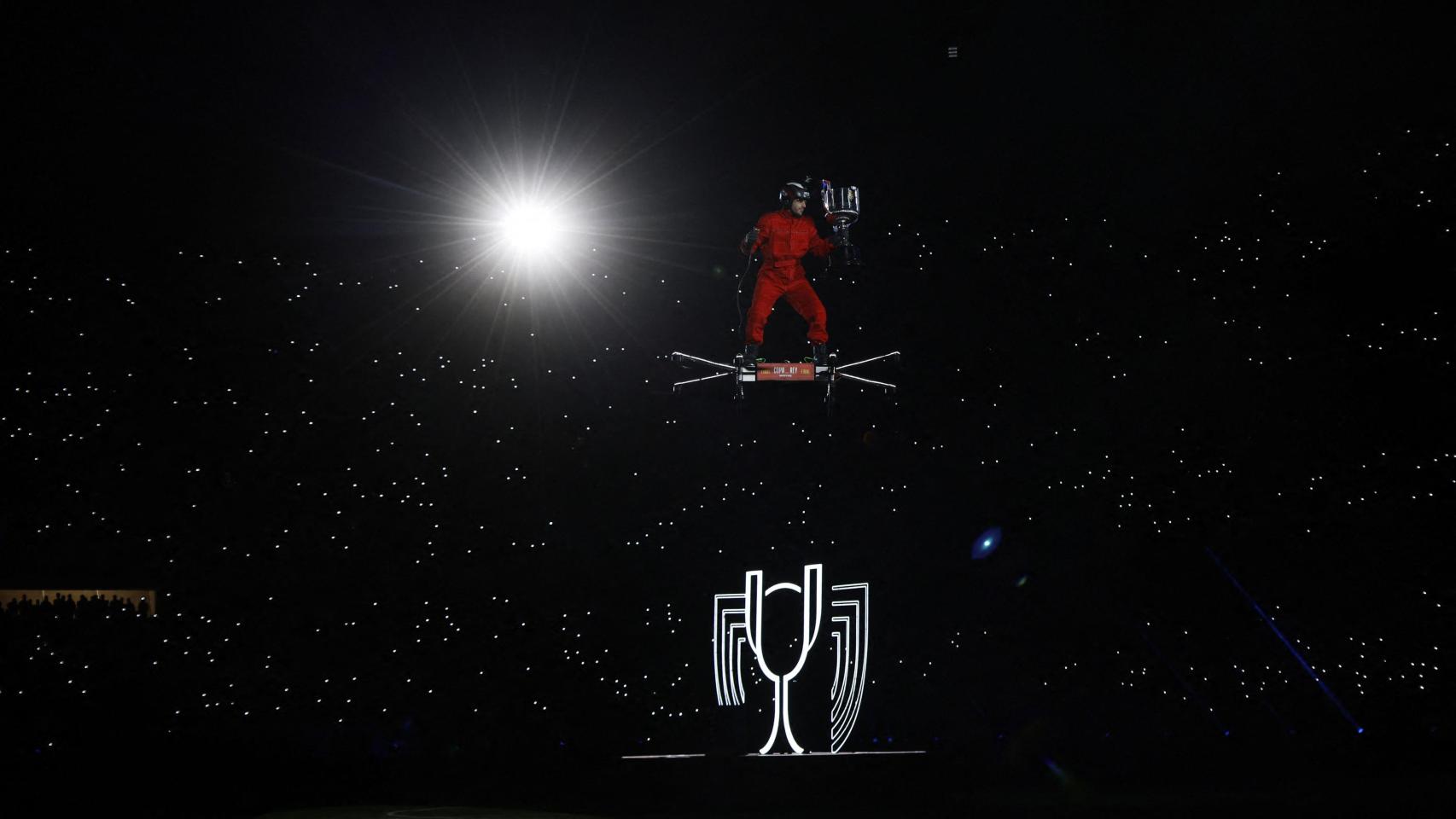 El espectáculo previo a la final de la Copa del Rey en la Cartuja