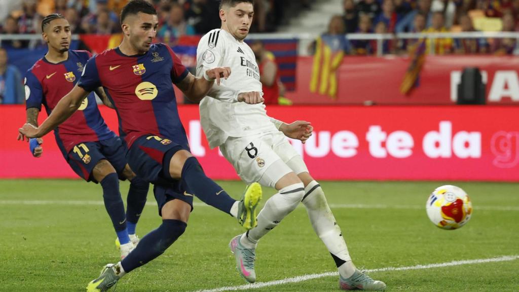 Ferran Torres y Valverde, en la final de la Copa del Rey