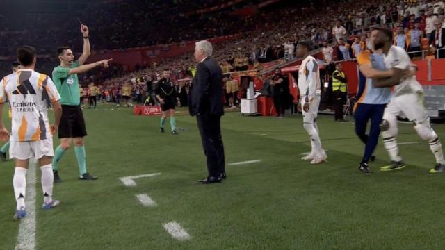 Antonio Rüdiger, expulsado de la final de Copa