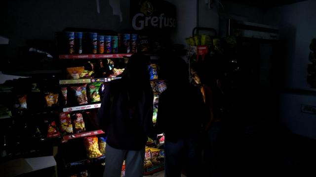 Apagón de luz en España.