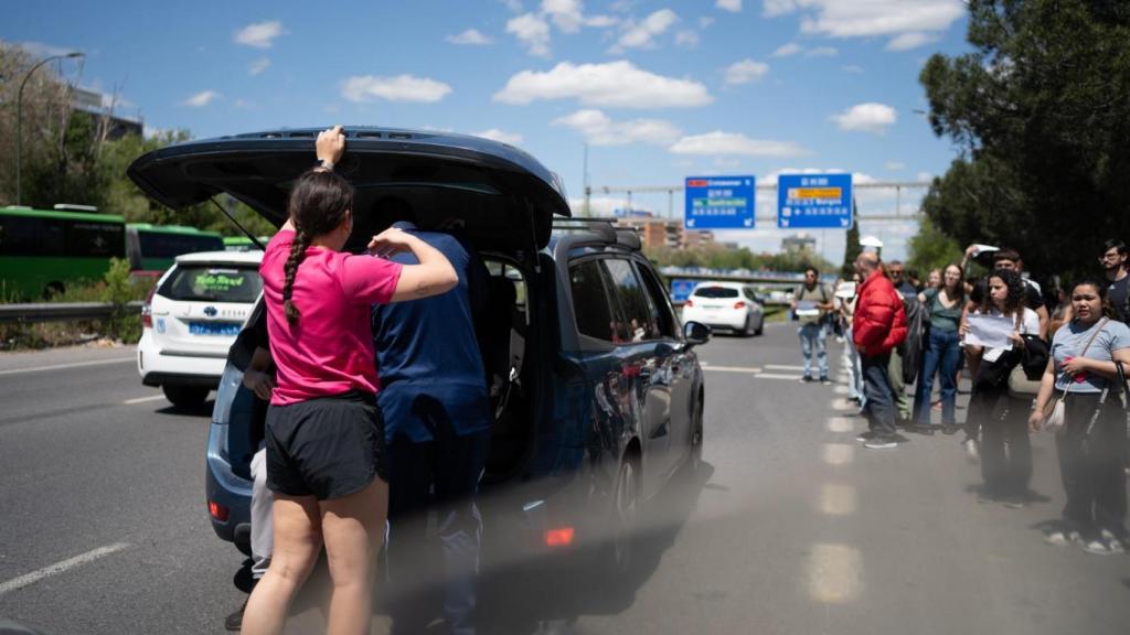Momentos de tensión en las carreteras.