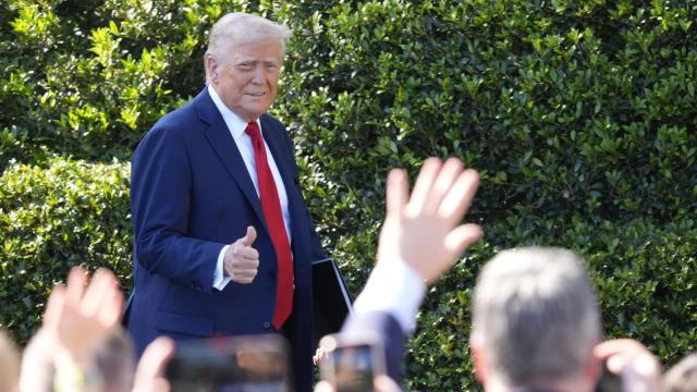 El presidente de EEUU, Donald Trump, este lunes en Washington.