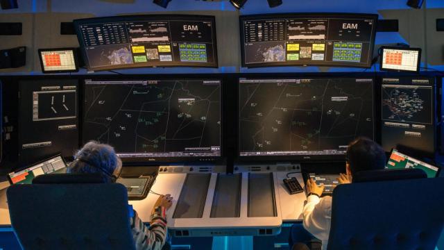 Controladores aéreos de Enaire.