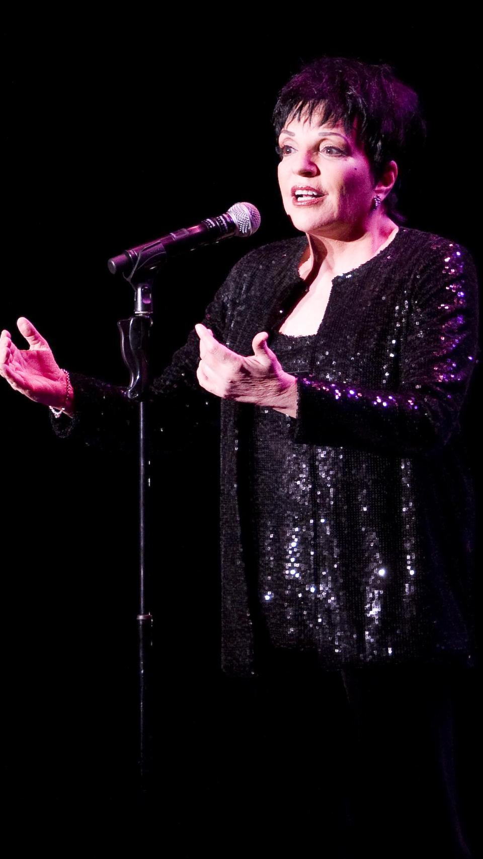 Liza Minelli, en un concierto en la ciudad de Frankfurt en el año 2009.