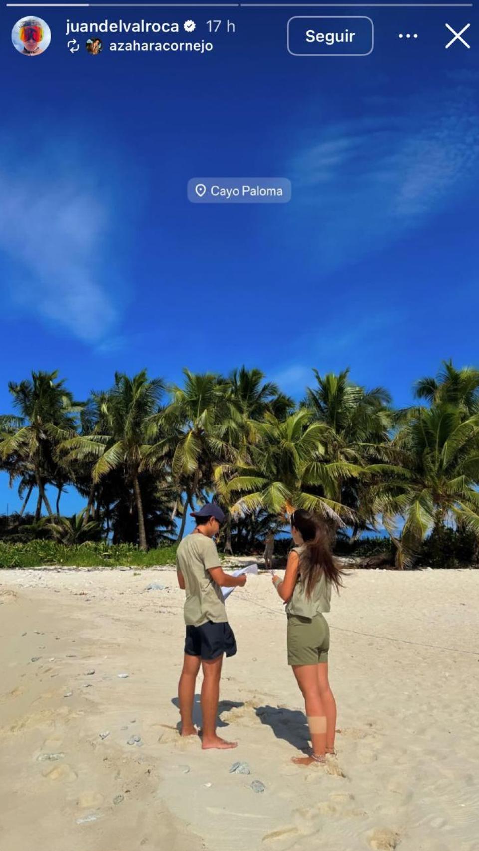 La foto de Juan del Val Roca en Cayo Paloma.