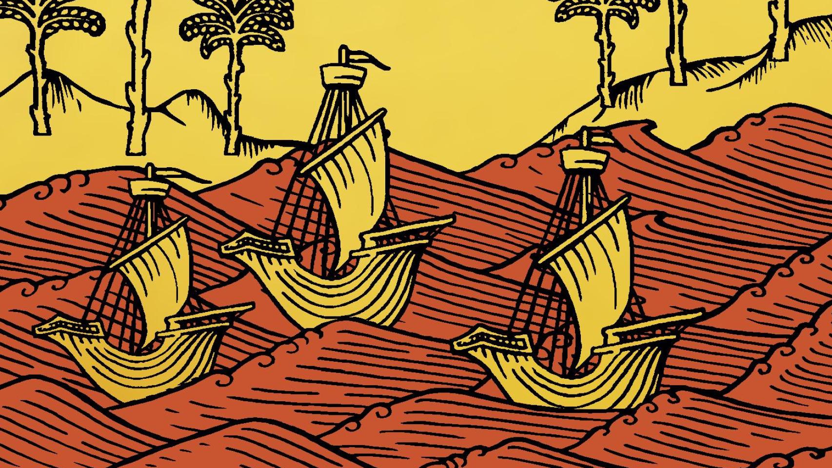 Detalle del libro 'Especias La contienda del siglo XVI que dio forma al mundo moderno', de Roger Crowley.