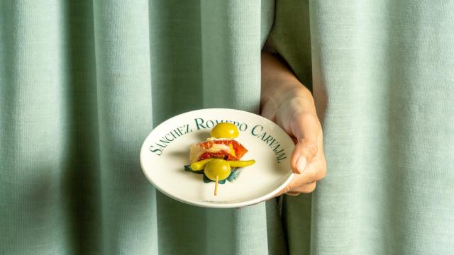 La gilda ibérica, creada por la marca de jamón Sánchez Romero Carvajal.