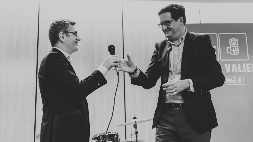 Félix Bolaños y Óscar López, este viernes en Madrid.