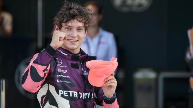 Andrea Kimi Antonelli, tras lograr la 'mini-pole' en Miami