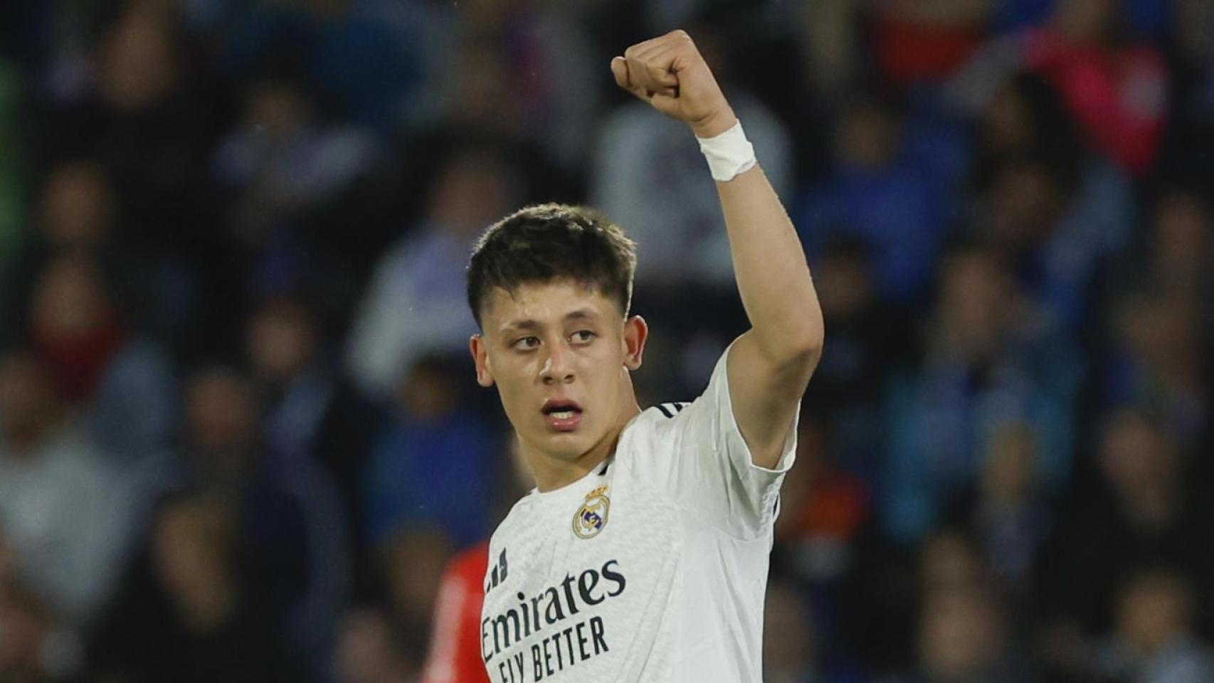 Arda Güler, con el Real Madrid