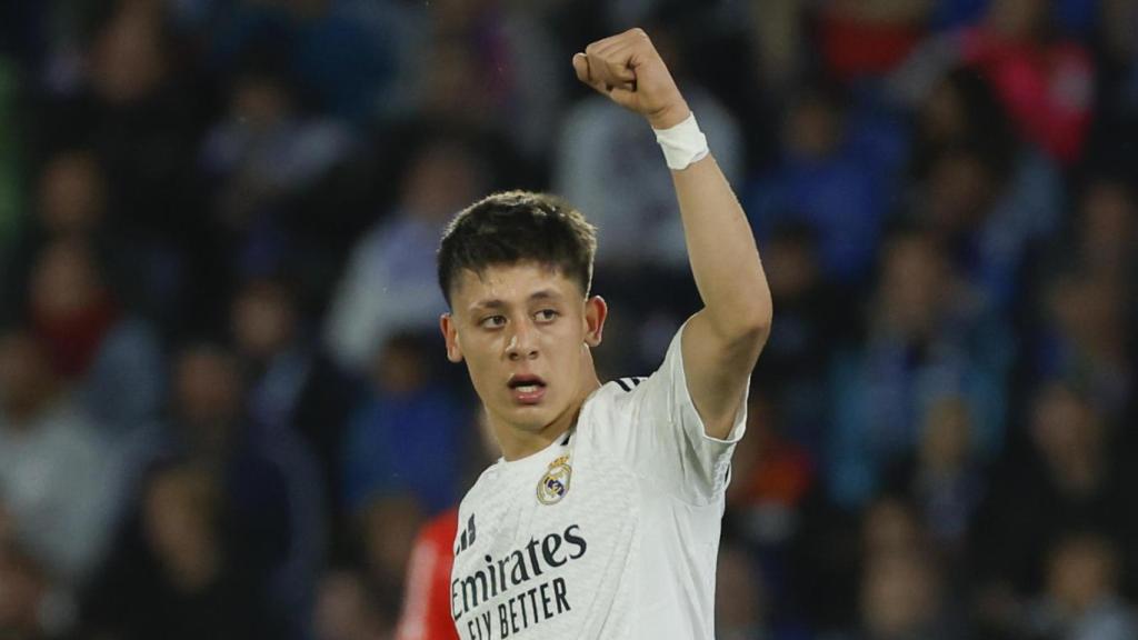 Arda Güler, con el Real Madrid