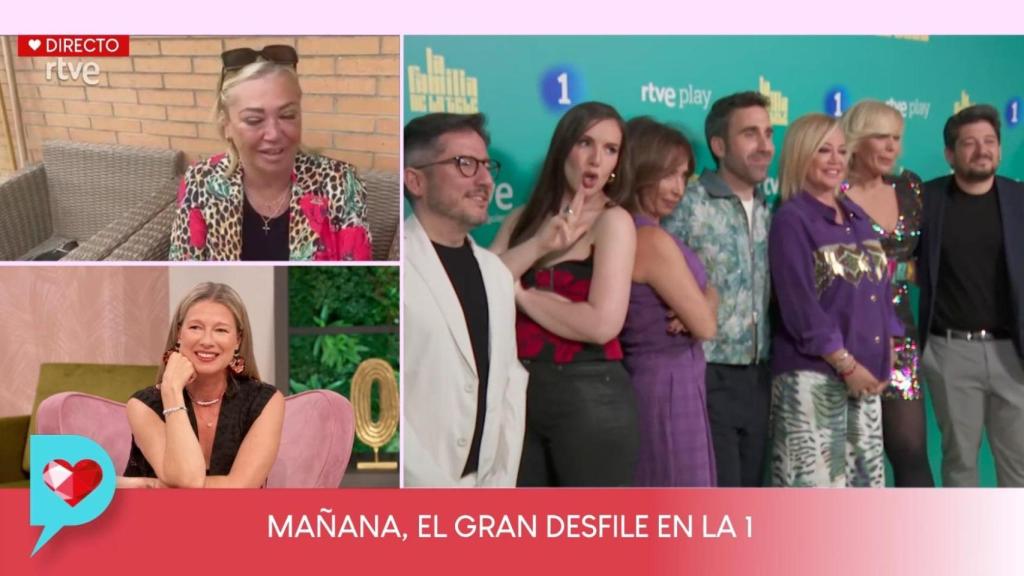 Belén Esteban y Anne Igartiburu en 'D Corazón'.