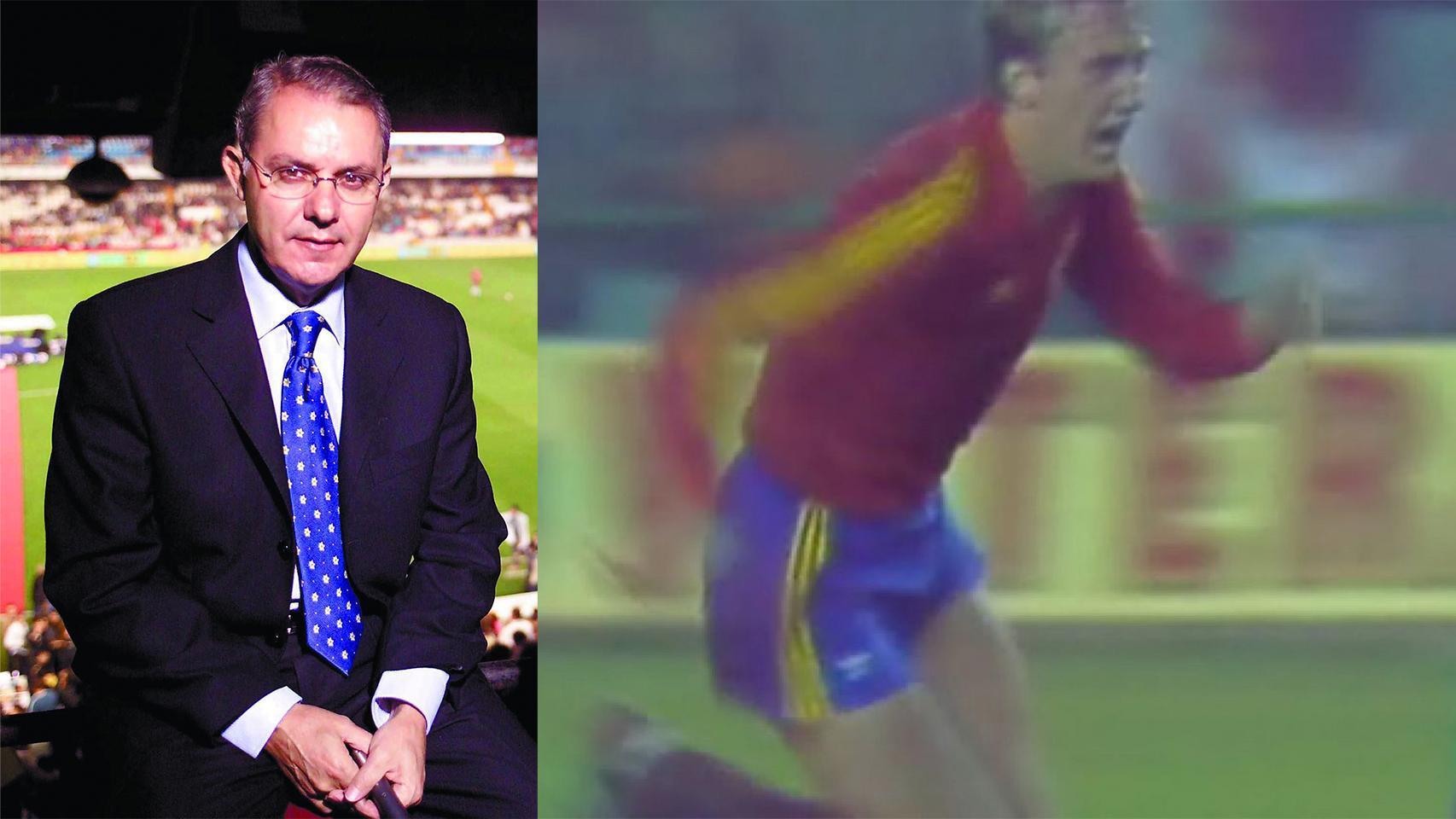 José Ángel de la Casa, y el Gol de Señor, en el 12-1 a Malta