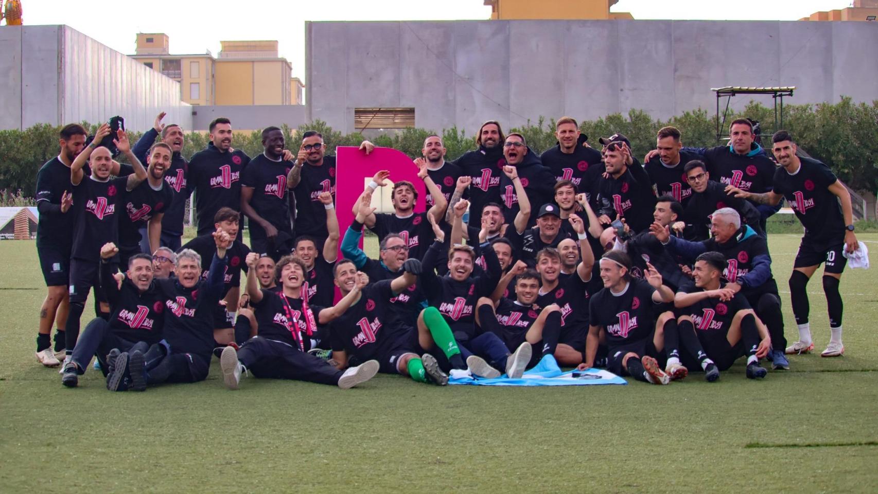 El ASD Athletic Club Palermo celebra el ascenso a la Serie D