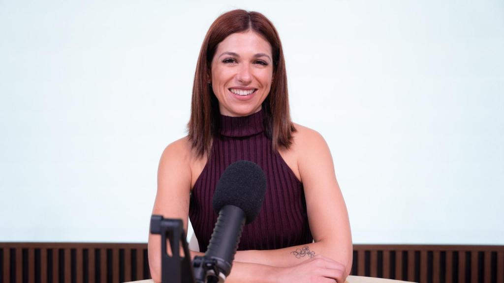María Vitoria Sola, ante el micro de 'Arréglate que nos vamos'.
